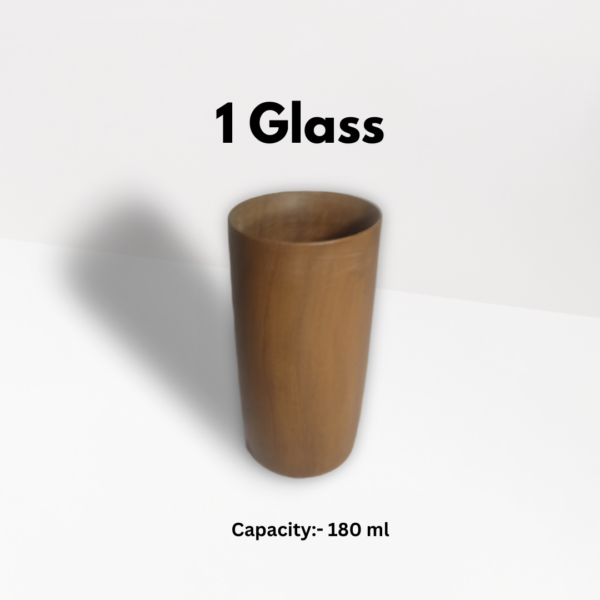 1 Wooden Glass