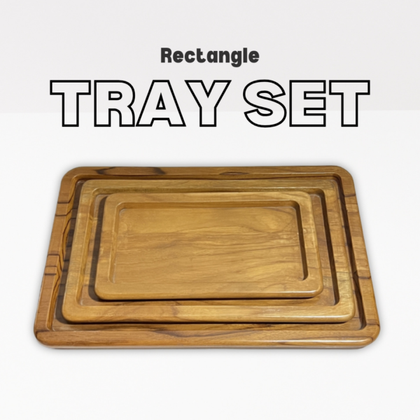 3 Rectangle Tray